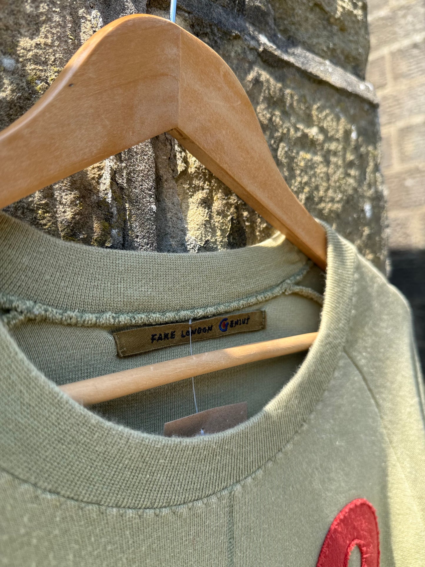 Fake London Genius appliqué sweatshirt XL