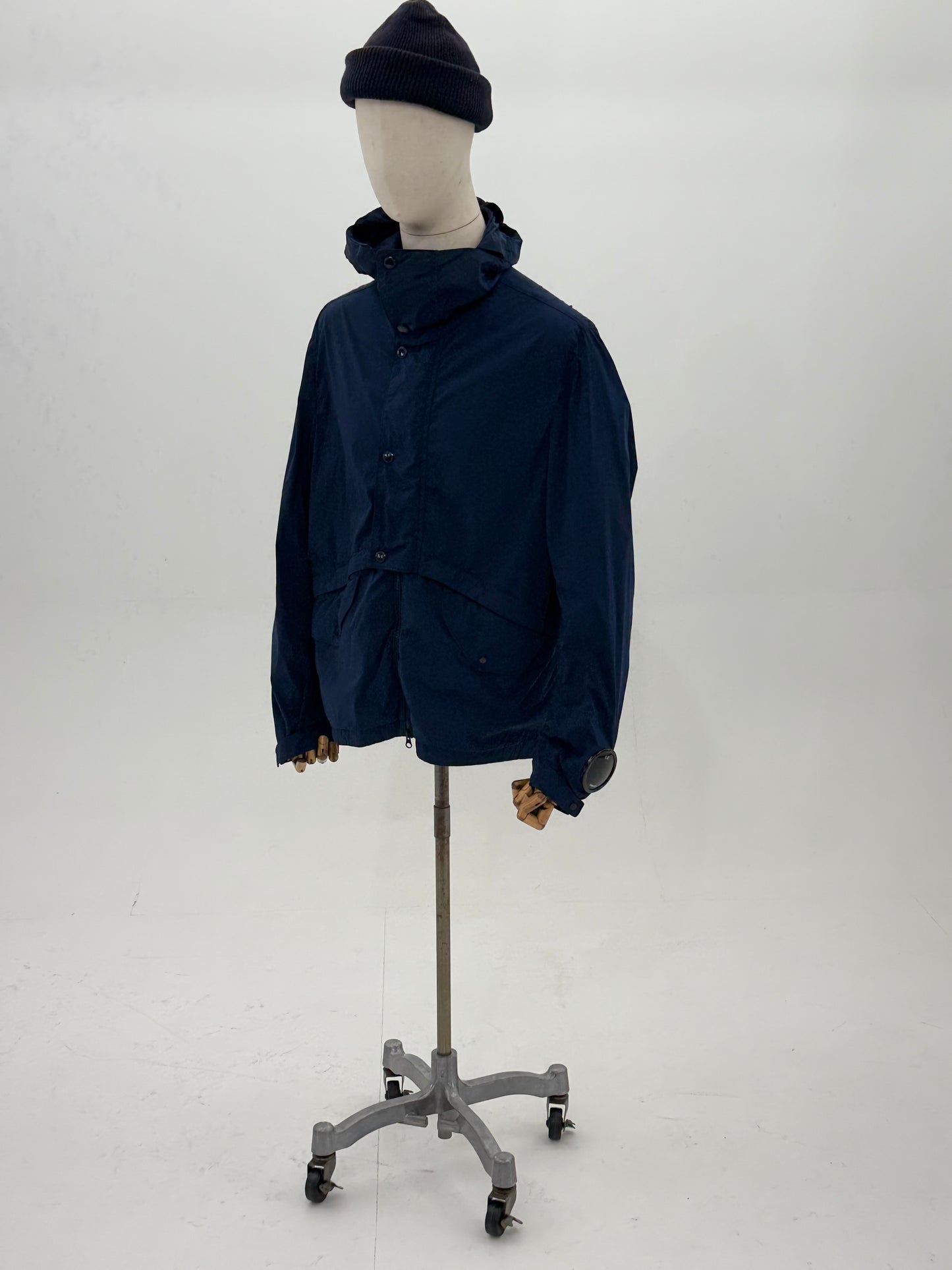 2018 C.P Company Navy Nycra Goggle watch viewer jacket - size 52