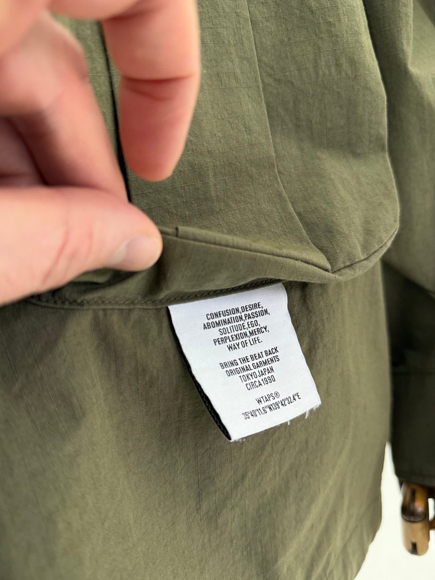 WTAPS Hooded overshirt parka (L)