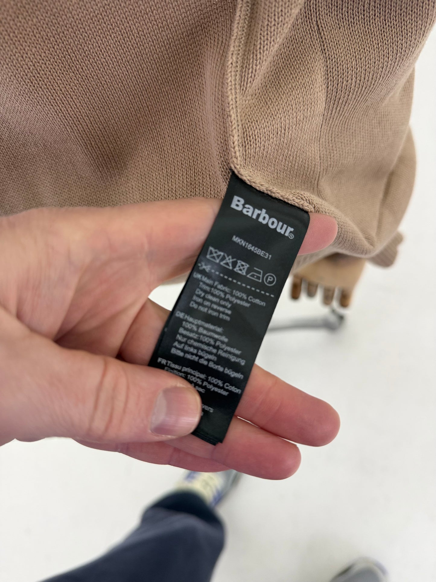 Barbour x To Ki To multi-pocket knitted hoodie - Medium (New)