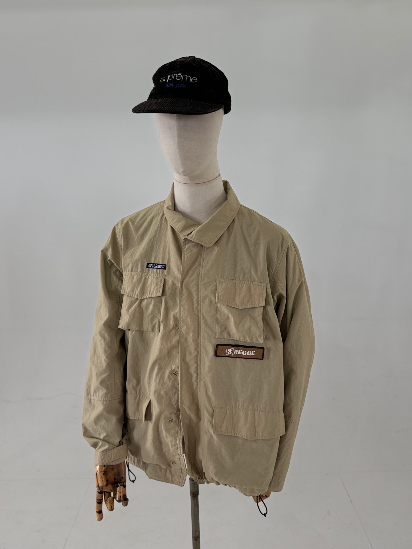 Vintage 90s Stüssy Japan M65 field jacket Large