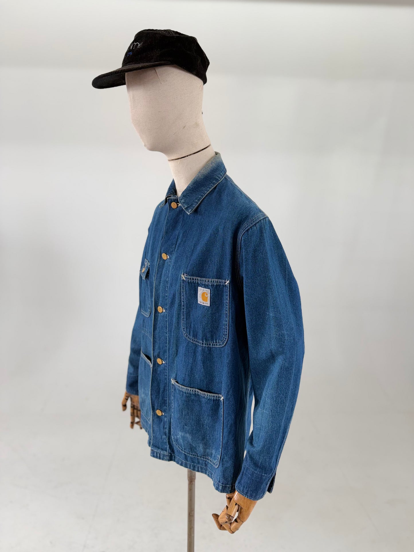 1989 Carhartt 100th Anniversary denim chore jacket Medium