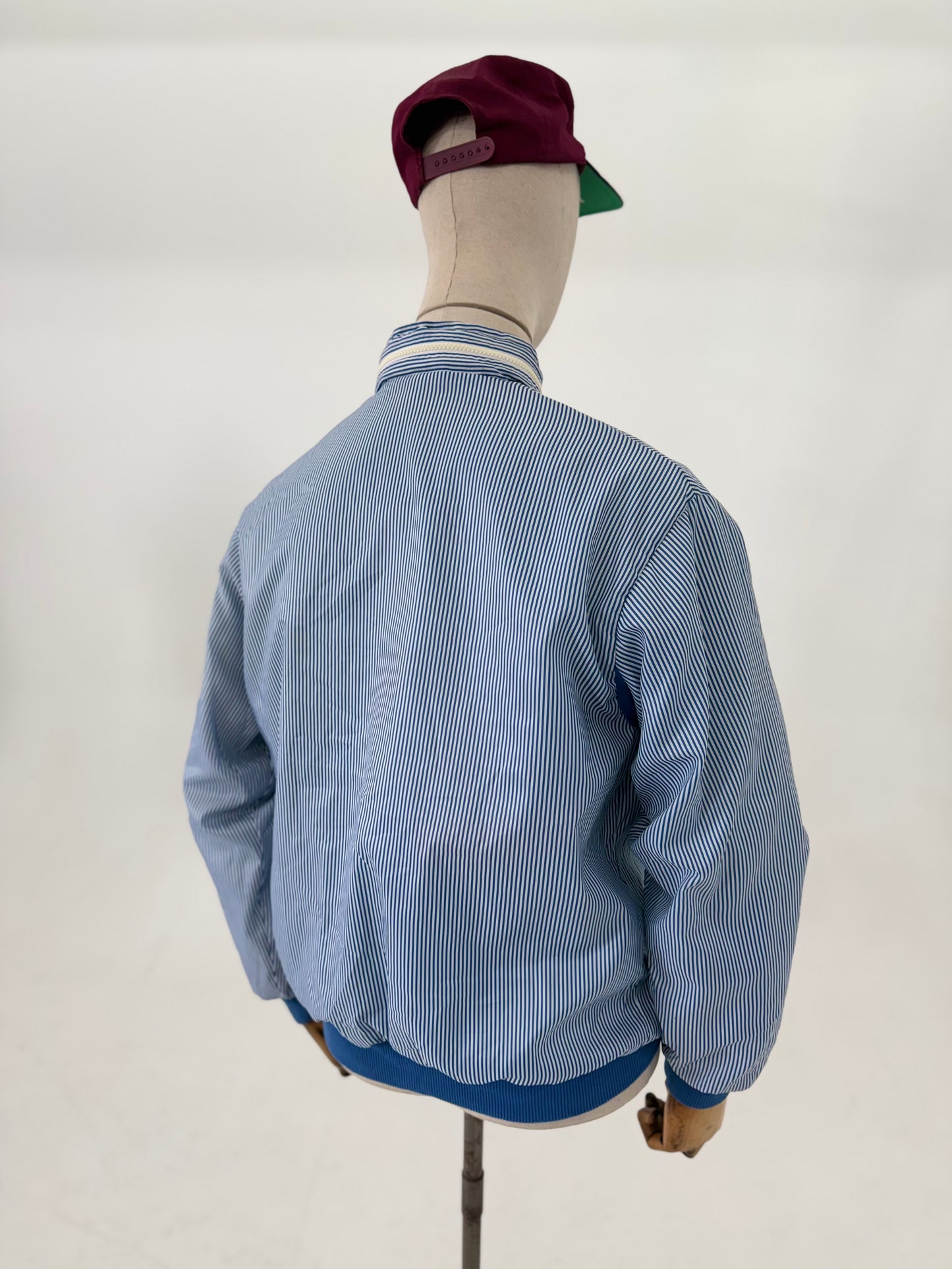 1980s Chemise Lacoste candy stripe jacket (size 4)