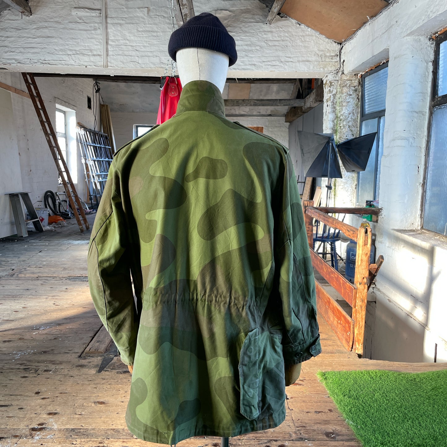 Vintage Norwegian M75 camo field jacket