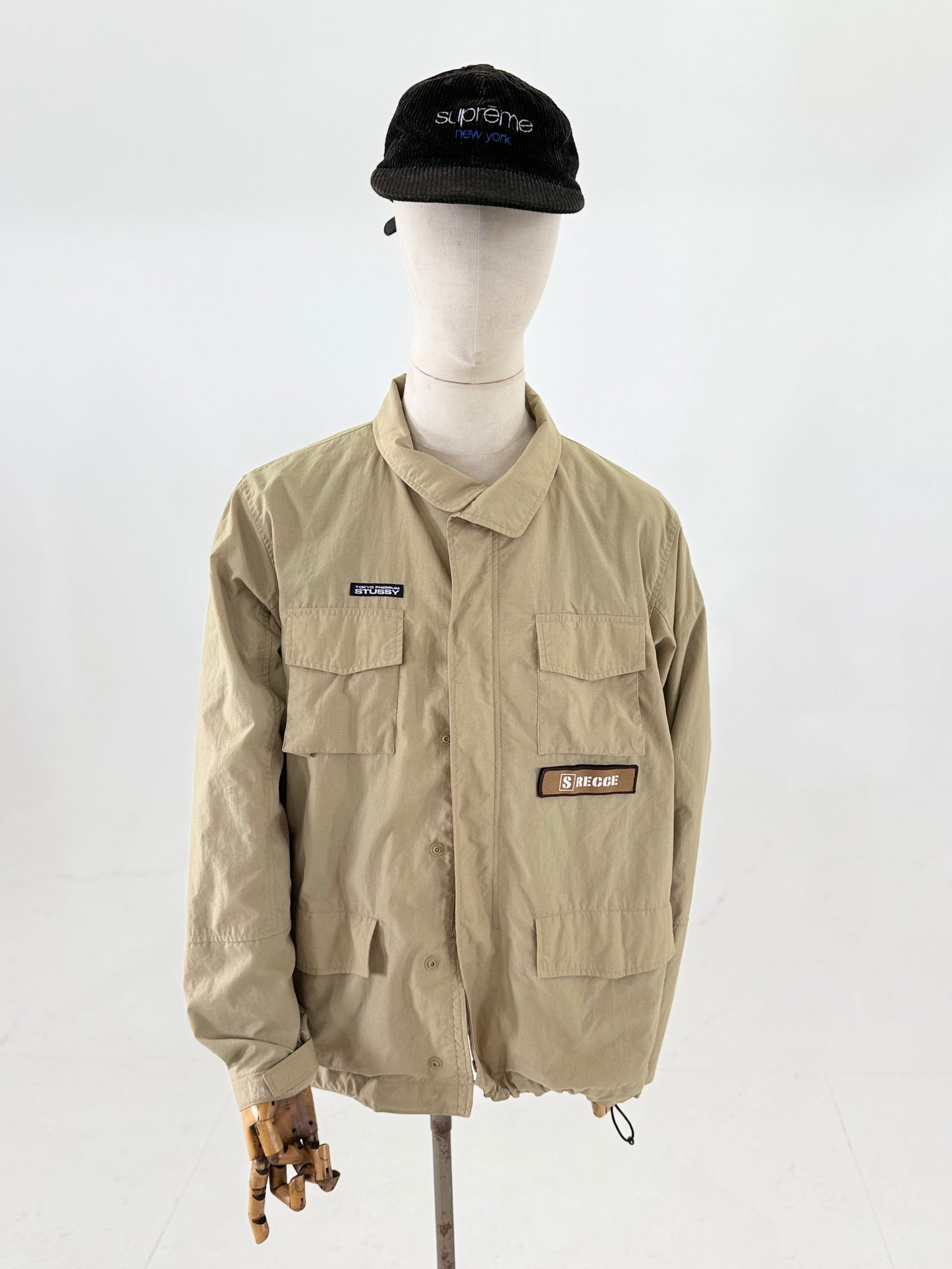 Vintage 90s Stüssy Japan M65 field jacket Large