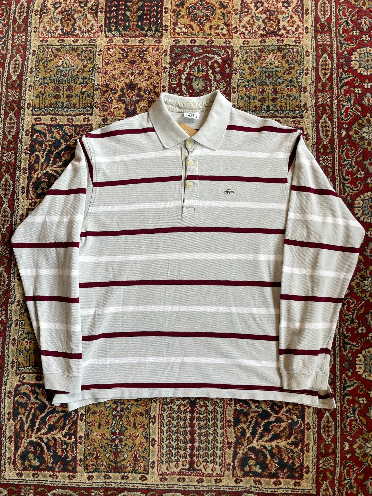 00s Lacoste Polo Rugby Shirt (XXL)