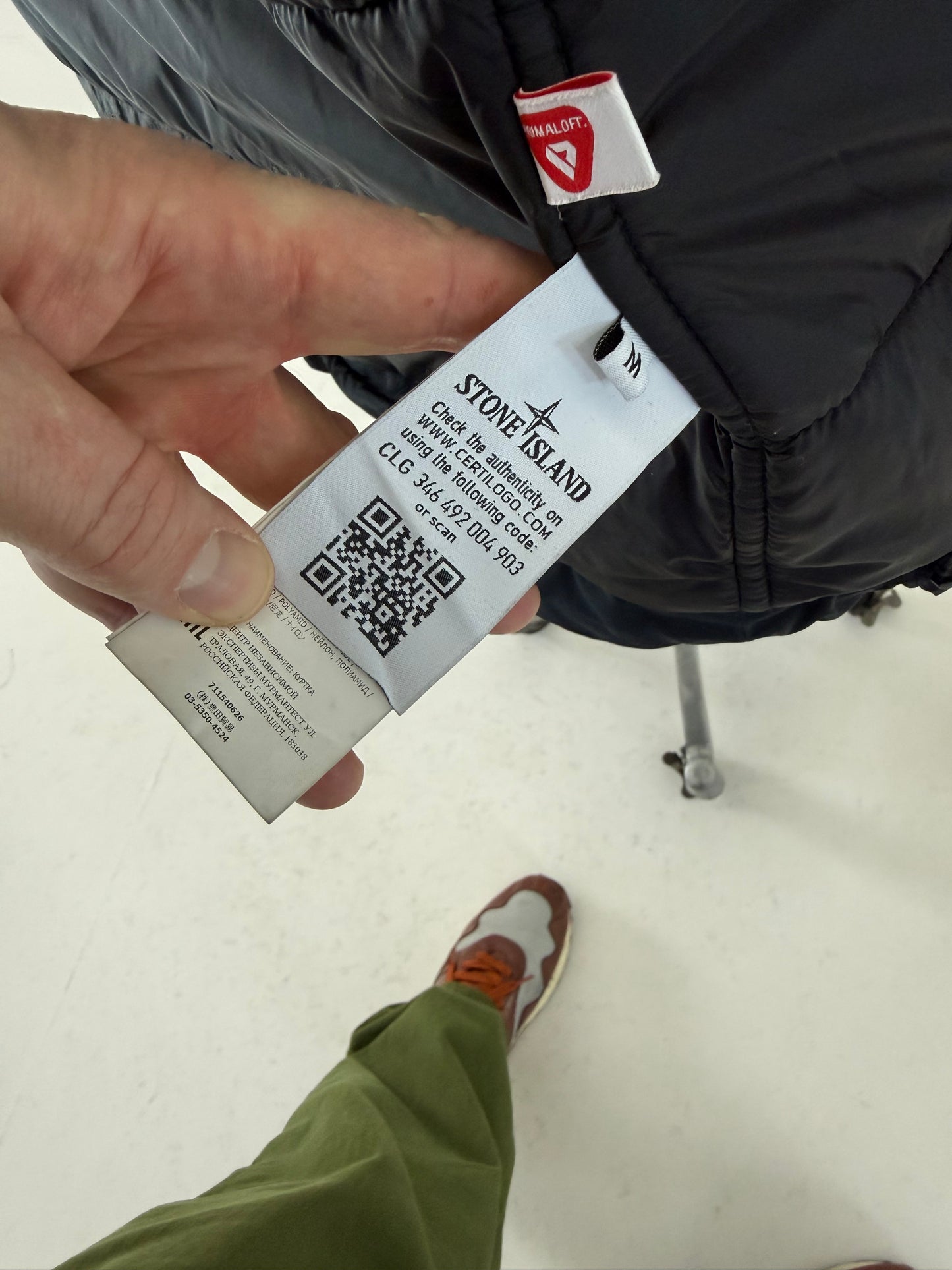 AW 19 Stone Island Micro Reps Primaloft parka - Medium