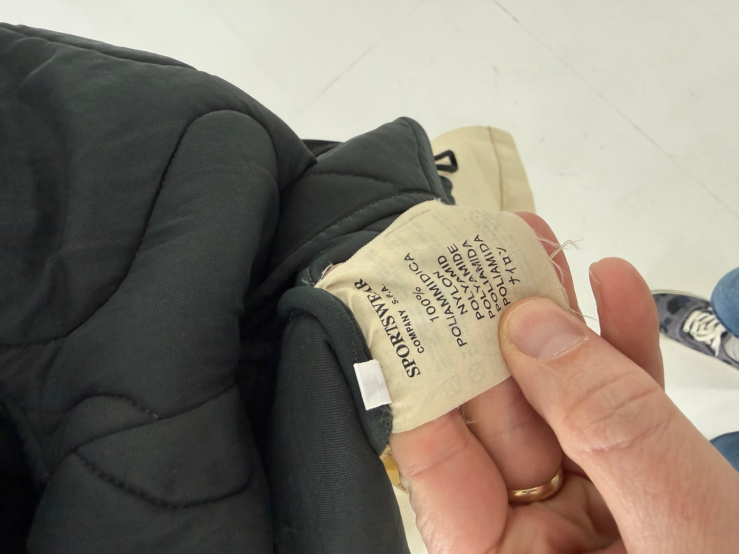 AW00 Stone Island Wool jacket (Medium)
