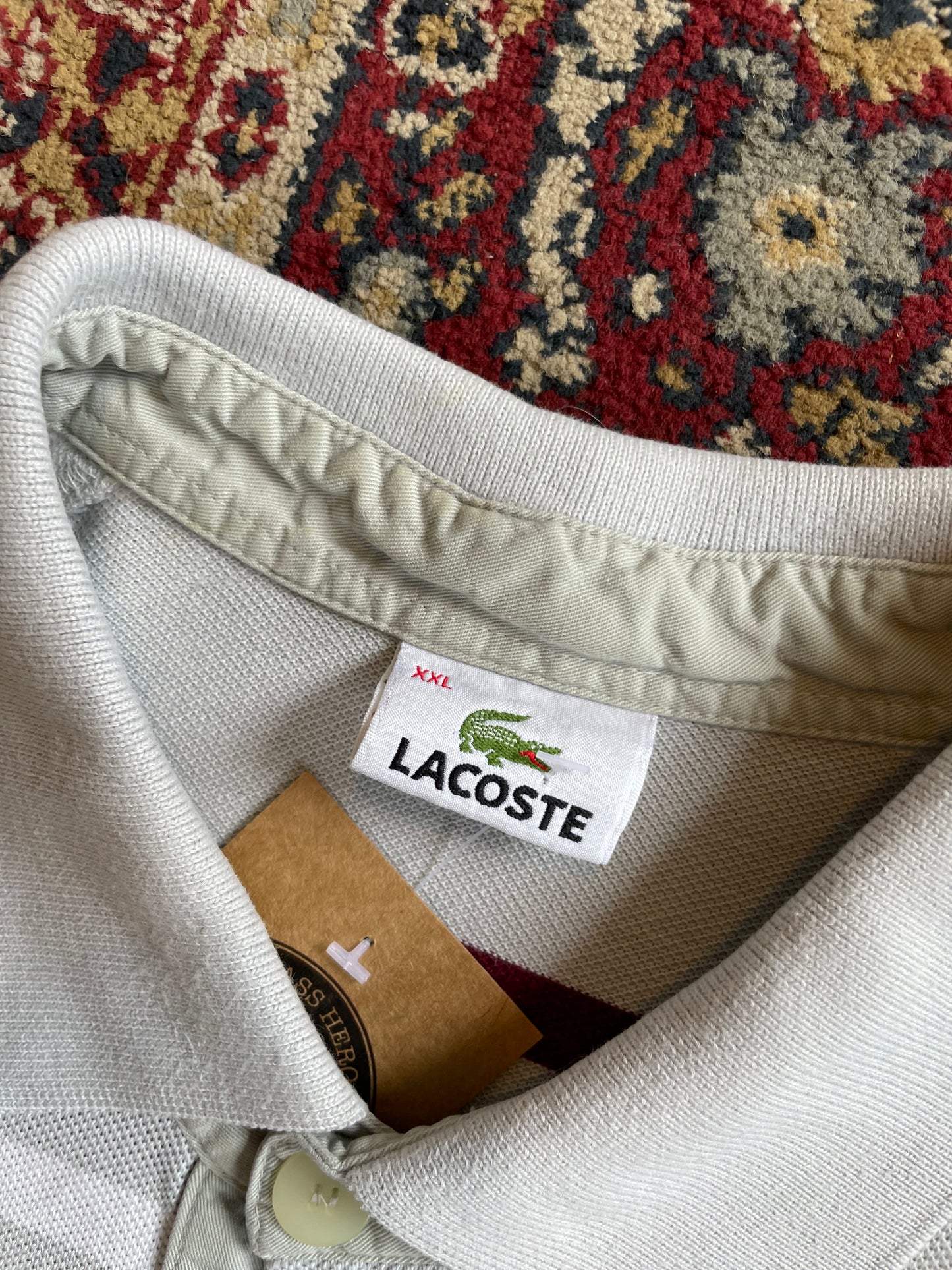 00s Lacoste Polo Rugby Shirt (XXL)