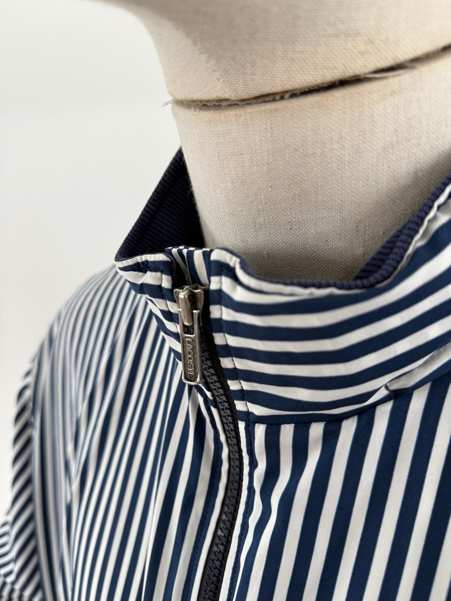 1980s Chemise Lacoste ‘Andy Pandy’ candy stripe jacket (size 5)