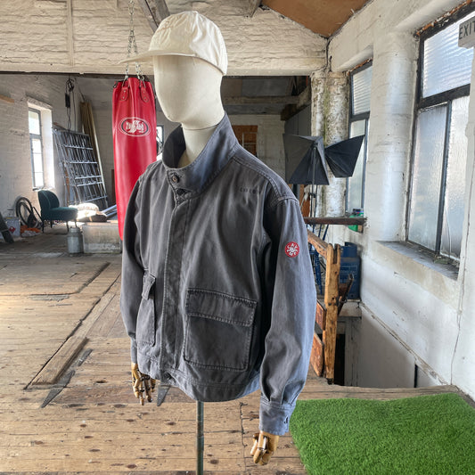Cav Empt C.E OVERDYE BRUSHED COTTON BUTTON JACKET (L)