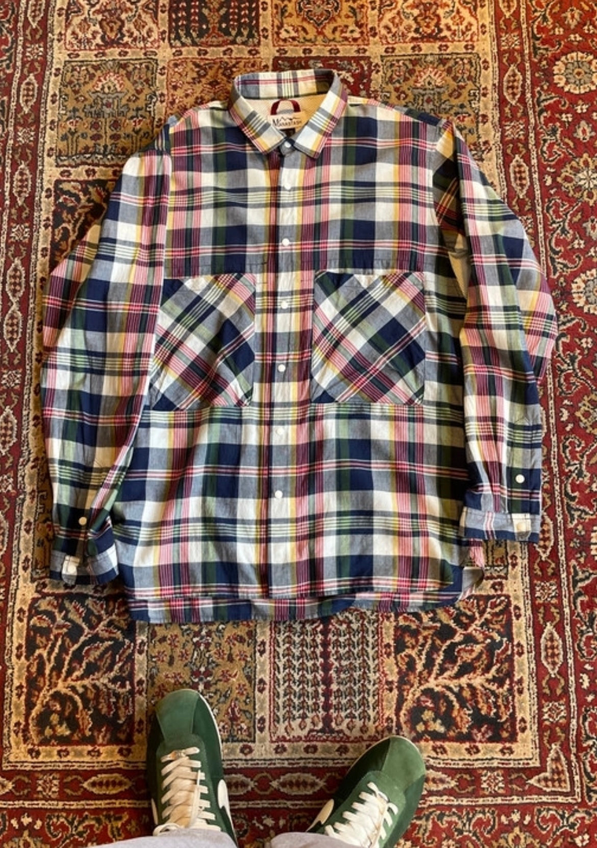 Manastash Madras check overshirt