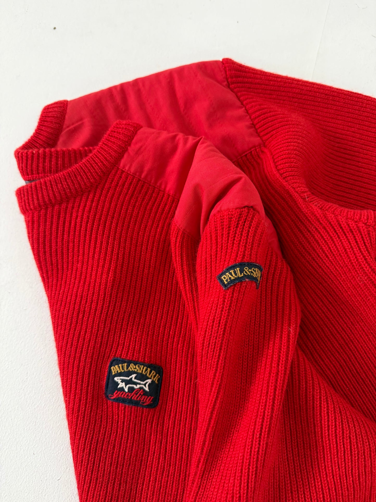 90s Paul & Shark Yachting pure wool jumper (M)