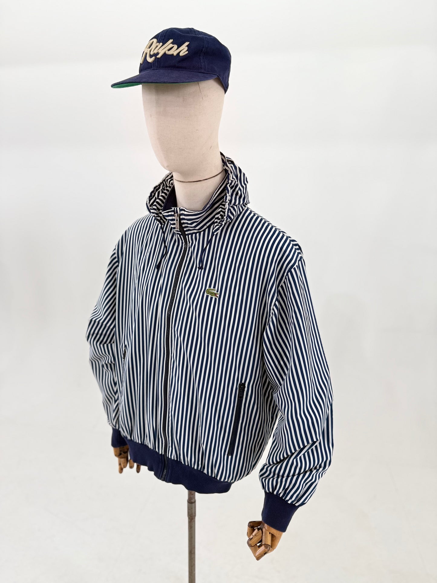1980s Chemise Lacoste ‘Andy Pandy’ candy stripe jacket (size 5)