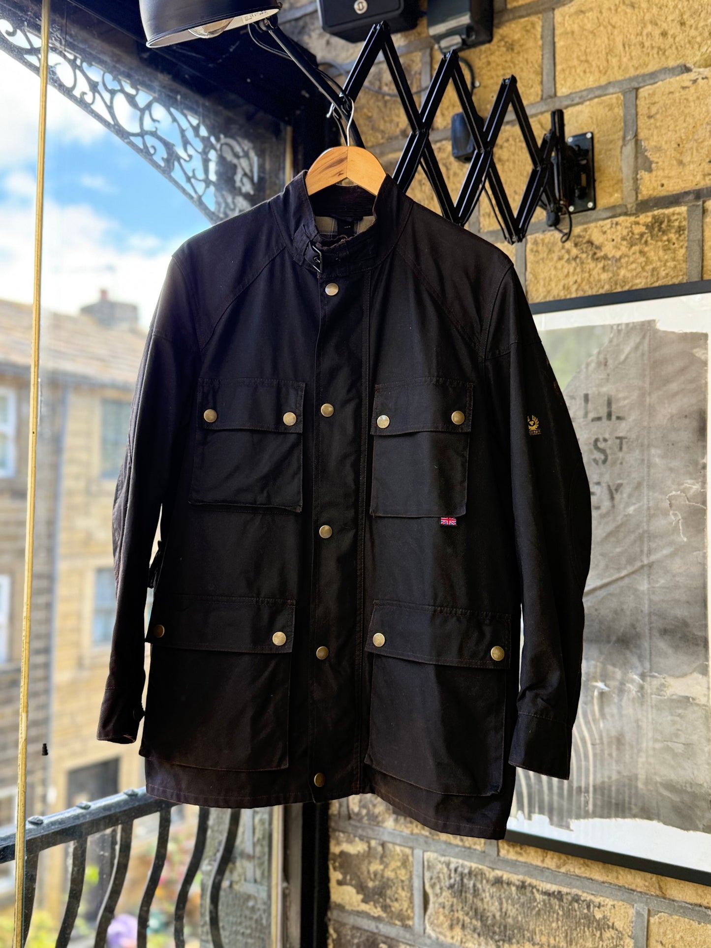 Vintage Belstaff Roadmaster waxed jacket (Medium)