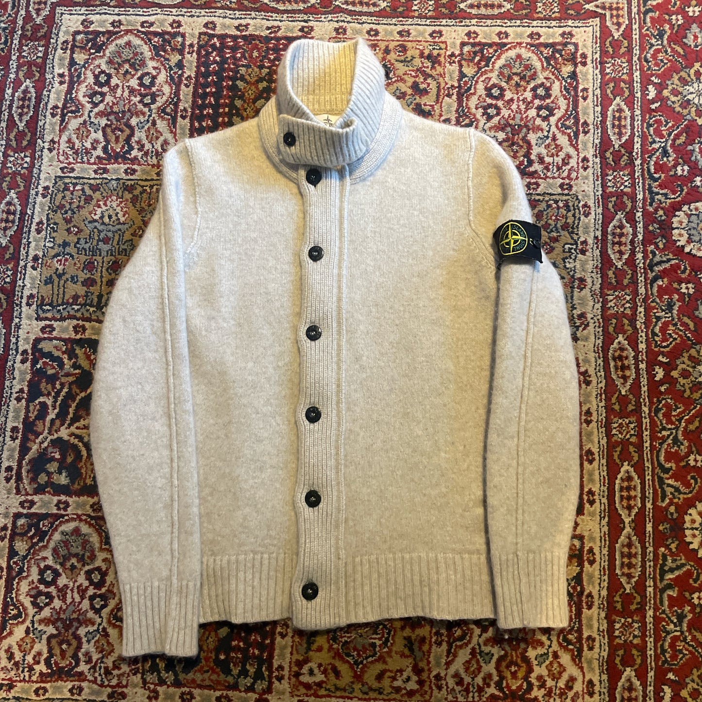 2015 Stone Island heavy chunky knit cardigan (M)