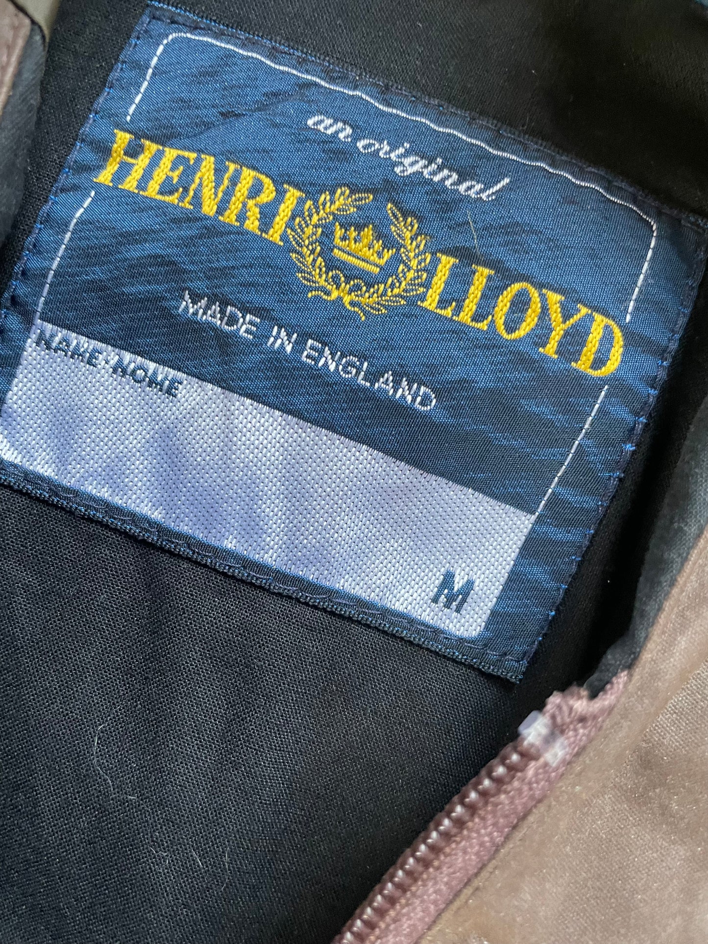 90s Henri Lloyd Waxed sailing jacket (M)