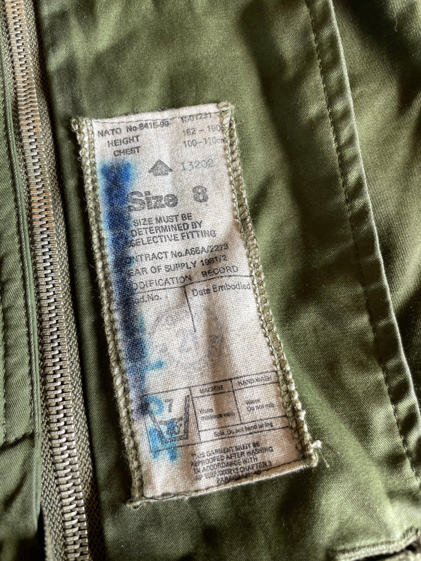 1981 RAF Ventile MK 3 Aircrew Cold Weather Jacket