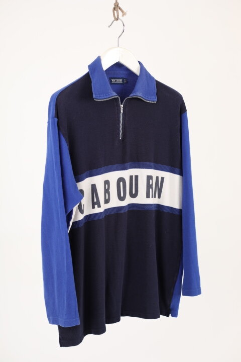90s Nigel Cabourn 1/4 zip cotton sweatshirt