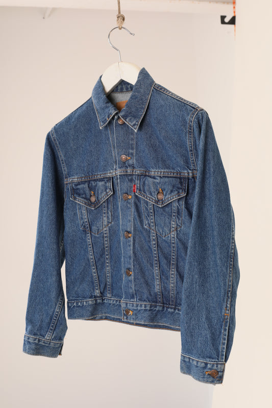 90s Levi's type 3 red tab denim trucker jacket - size 36"
