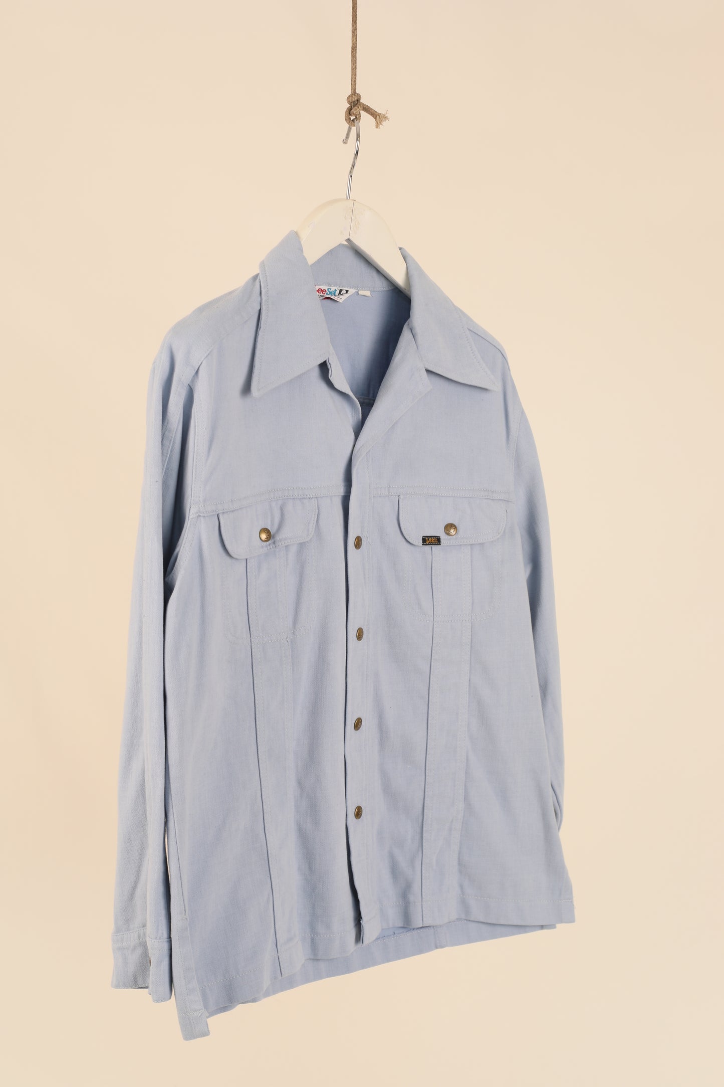 1970s Lee light denim western overshirt jacket