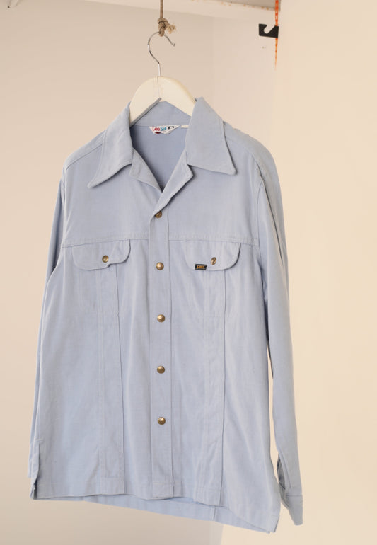1970s Lee light denim western overshirt jacket