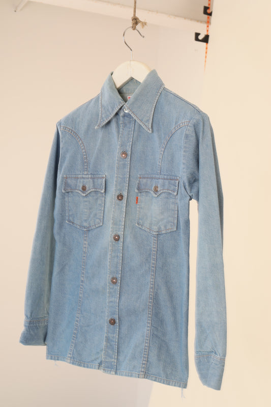 1970s Levi's orange tab western shirt - Made in USA