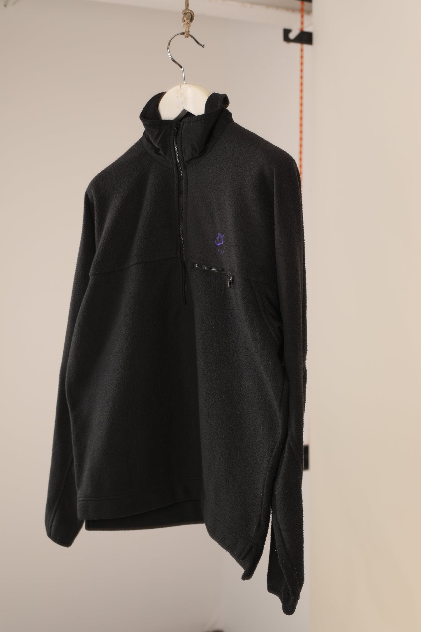 90s Nike FIT 1/4 zip fleece jacket