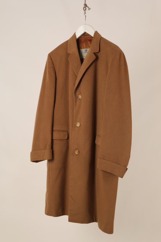 1980s Aquascutum cashmere crombie overcoat