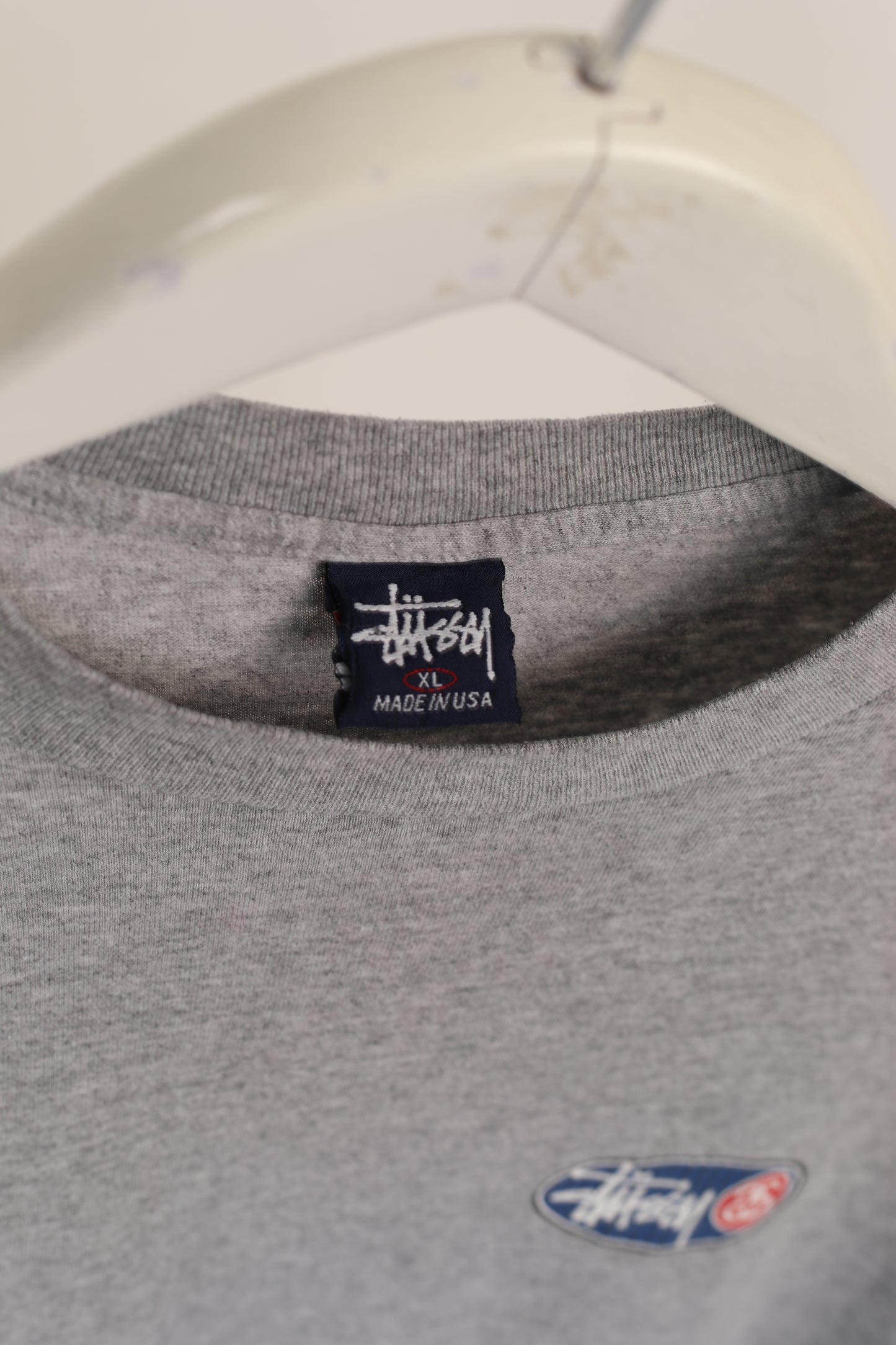 90s Stussy Long Sleeve single stitch T-shirt - Made in USA (XL)