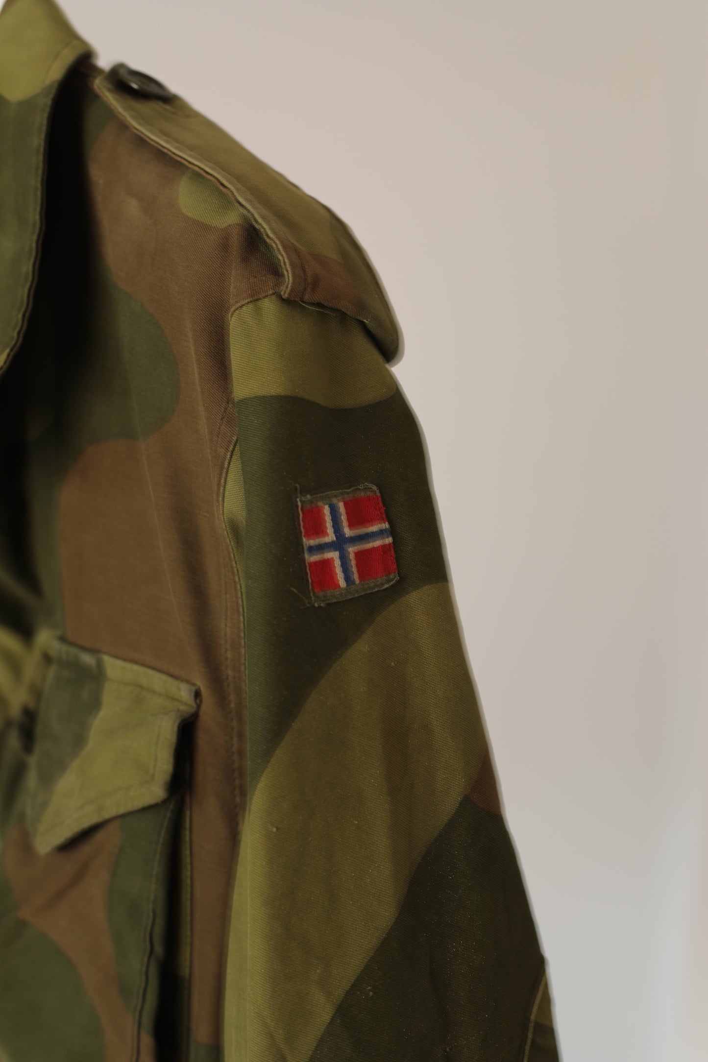 Norwegian M75 camo field jacket