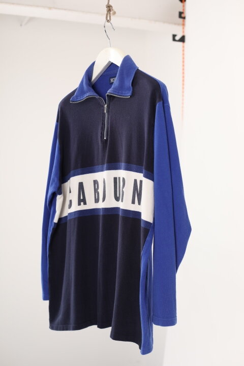 90s Nigel Cabourn 1/4 zip cotton sweatshirt