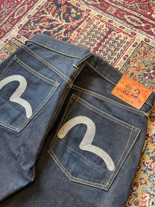 Evisu No_2 Lot 0001 Selvedge Denim jeans