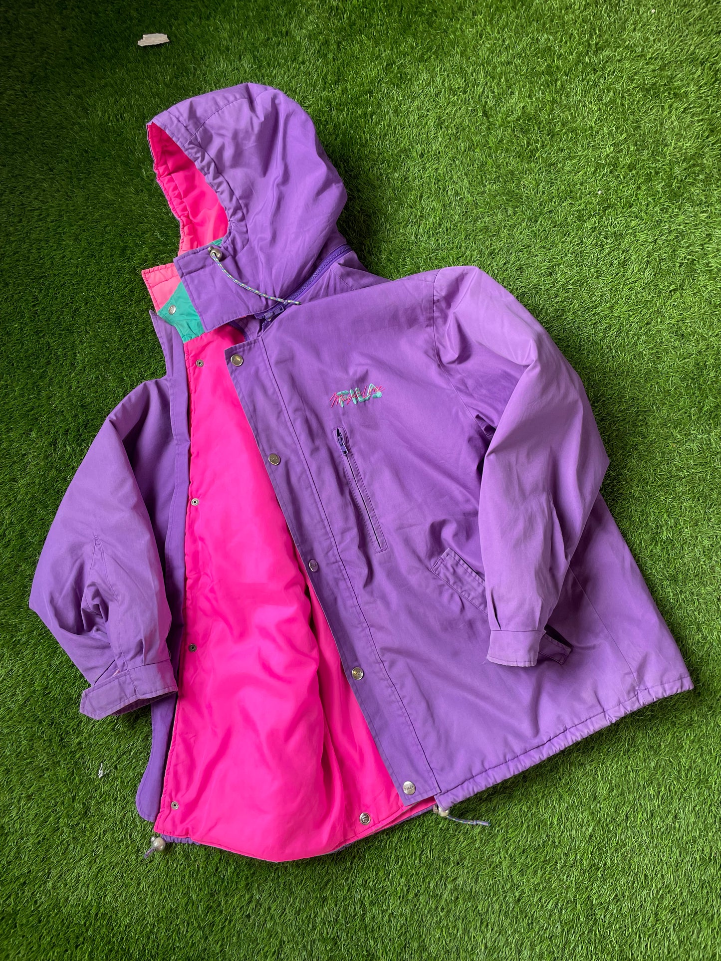 90s Fila Magic Line 3 in 1 mountain parka