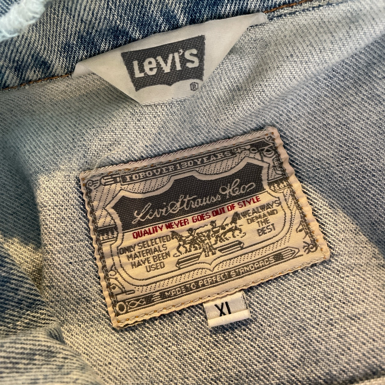 1987 Levi’s type 2 silver tab 70511  - XL